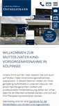 Mobile Screenshot of mutter-kind-ostseestrandklinik.de